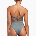Vitamin A Ibiza Blue Grey High Waisted Eco Lux Swim Bottoms Photo 5