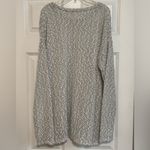 Aeropostale Aéropostale Chenille Popcorn Silver Metallic Sparkle Holiday Sheer Sweater Sz XL Photo 1