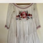 Free People White Sunbeams Embroidered Mini Dress Photo 2