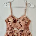 Haute Nites Light Pink Long Prom Dress Strappy Straps Size 9 Babydoll Fairy Size M Photo 8