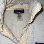 Patagonia White Fleece Pullover Snap-T Photo 2