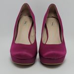 Olsenboye Fusia Pink Rhinestones Heel Satin Pumps Shoes By  Size 7 Photo 7