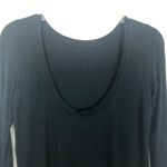Aerie  Scoop Back Long Sleeve Black Top Size XS Photo 4