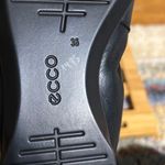 Ecco  Flats Leather Black Photo 4