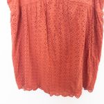 Knox Rose  Womens Dress‎ Size XXL Rust Eyelet Ruffle Sleeve Boho Fall Cottagecore Photo 3