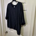 Old Navy Plush Knit Elbow Sleeve Sweatshirt Top Plus Size 3X Charcoal Gray Photo 2
