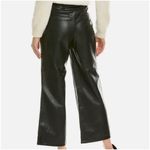 Bagatelle  Collection Black Wide Leg Cropped Vegan Leather Pants L Photo 1