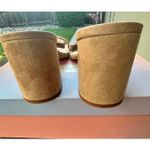 Block Heel Slide Sandals by Lisa Vicky Silver Size 9 Photo 3