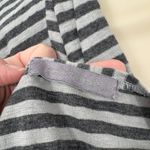 Cut Loose Asymmetrical High Low Tunic Womens Small Gray Stripe Cotton Blend Photo 5