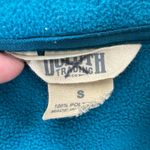 Duluth Trading Co. Shoreline Blue Teal Fleece Full Double Zipper Hooded Jacket S Photo 6