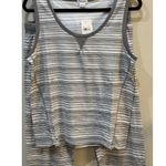 Splendid Women's Tank Top Shirt and Jogger Pant Pajama Set Size Medium Striped ! Photo 3