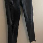 American Eagle black super stretch ripped Photo 1