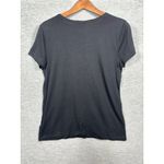 Ralph Lauren  Womens T-Shirt L Black RLL Red Plaid Logo Cotton‎ Photo 4