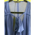 Krisa Revolve Los Angeles Chiffon Blouse in Royal Blue Size XS Photo 3