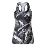 Lululemon Black White Static Mist Polka Dot Stripe Cool Racerback Tank Top Photo 2