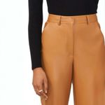 Nordstrom Halogen Faux Leather Pants In Desert Camel Tan Cognac Photo 2