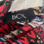 BCX  Red and Black Tribal Print Tank Top Size Xl Photo 1
