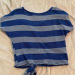 Kirra Kira Striped Tie Crop Top Photo 4
