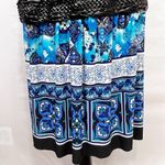 Venezia Womens Multicolor Floral Sleeveless Tunic Blouse Mini Dress Size 26/28 Photo 4
