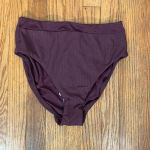 Sanctuary  Sandbar‎ Banded High-Rise Ribbed Bikini Bottoms Swimsuit size M  NWT Photo 1