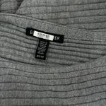 Eileen Fisher Women's 100% Merino Wool Tunic Sweater Gray Bateau Neck Ribbed XS Photo 5