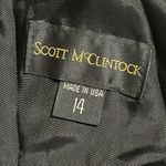 SCOTT MCCLINTOCK size 14 sexy black dress sleeveless formal goth date night Photo 6