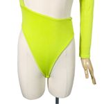 Naked Wardrobe Cut Out One Shoulder Long Sleeve Bodysuit Top Size Small Photo 4