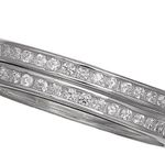 Giani Bernini NEW 2-PC RING SET Size 9 Cubic Zirconia Bands 925 Sterling Silver Photo 8