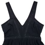 Abercrombie & Fitch Mini Dress Womens XS Black Y2K Babydoll Fairy Empire Beaded Photo 9