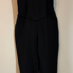 COOrun Women's Yoga Jumpsuit Backless Romper Sleeveless Gym Bodysuit Large Black Photo 0