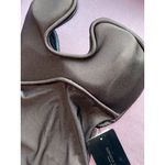 ADRIANA DEGREAS Waves Strapless One Piece Swimsuit in Coffee Medium New Womens Brown Photo 5