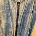Forever 21 contemporary Paisley print denim jumpsuit Photo 4