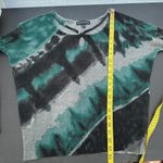 Rock & Republic Green Tie-Dye Scoop Neck Strappy Pullover Sweater Size Small Photo 9