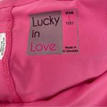 Lucky in Love Pep Rally Rock Damen Pink Tennis skirt skirt size large Photo 6