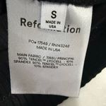 Reformation Black Fitted Long Sleeve Crop Blouse! Small women’s Photo 6