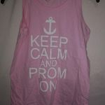 Pink PROM ON Tank Top Sz S Photo 0
