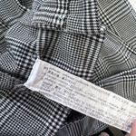 Zara Pants Womens‎ Small Black White Houndstooth High Rise Tapered Tie Waist Photo 4