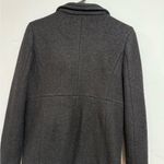 Lands' End Women's Charcoal Pea Coat Black Size 4P Photo 4