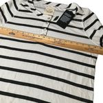 Chaser  Women's Striped Henley Long Sleeve Top Size S Photo 2