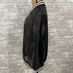 Forever 21  Sheer Organza Varsity Jacket Photo 2