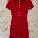 Princess Polly NWT  Elody short sleeve mini dress in red Photo 1