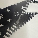 Dixxon‎ Bikini Bottoms Black & White String Tie Swimsuit Print S Photo 4