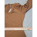 SKIMS NEW  All-In-One Scoop Neck Long Sleeve Jumpsuit - Caramel Womens‎ Size 2X Photo 8