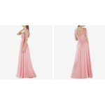 BCBGMAXAZRIA  Astella Gown Full Length Maxi Dress Light Shell Pink Size 10 NWT Photo 1