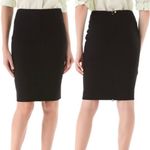 Diane Von Furstenberg NEW NWT  DVF Esme Black Jersey Knee Length Pencil Skirt 4 Photo 1