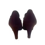 Nine West Purple size 6.5 suede shoes/booties with 4” heel EUC Photo 3