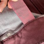 American Eagle Maroon Frayed Hem Shorts Photo 7