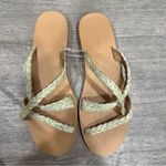 Universal Threads Universal Thread Opal Slide-on Braided Sage Green Flat Sandals size 8.5 Photo 1