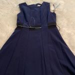 Calvin Klein  Dress brand new with tag size 6 with belt around waist Photo 15
