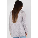 Gimmicks by BKE Gimmicks Buckle Silver Embroidered Damask One Button Blazer Size Large Photo 1